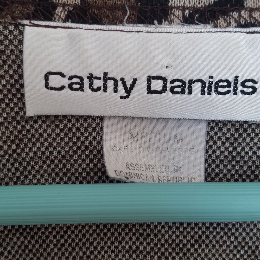 Cathy Daneils size med lepord print sweater - Picture 4 of 6